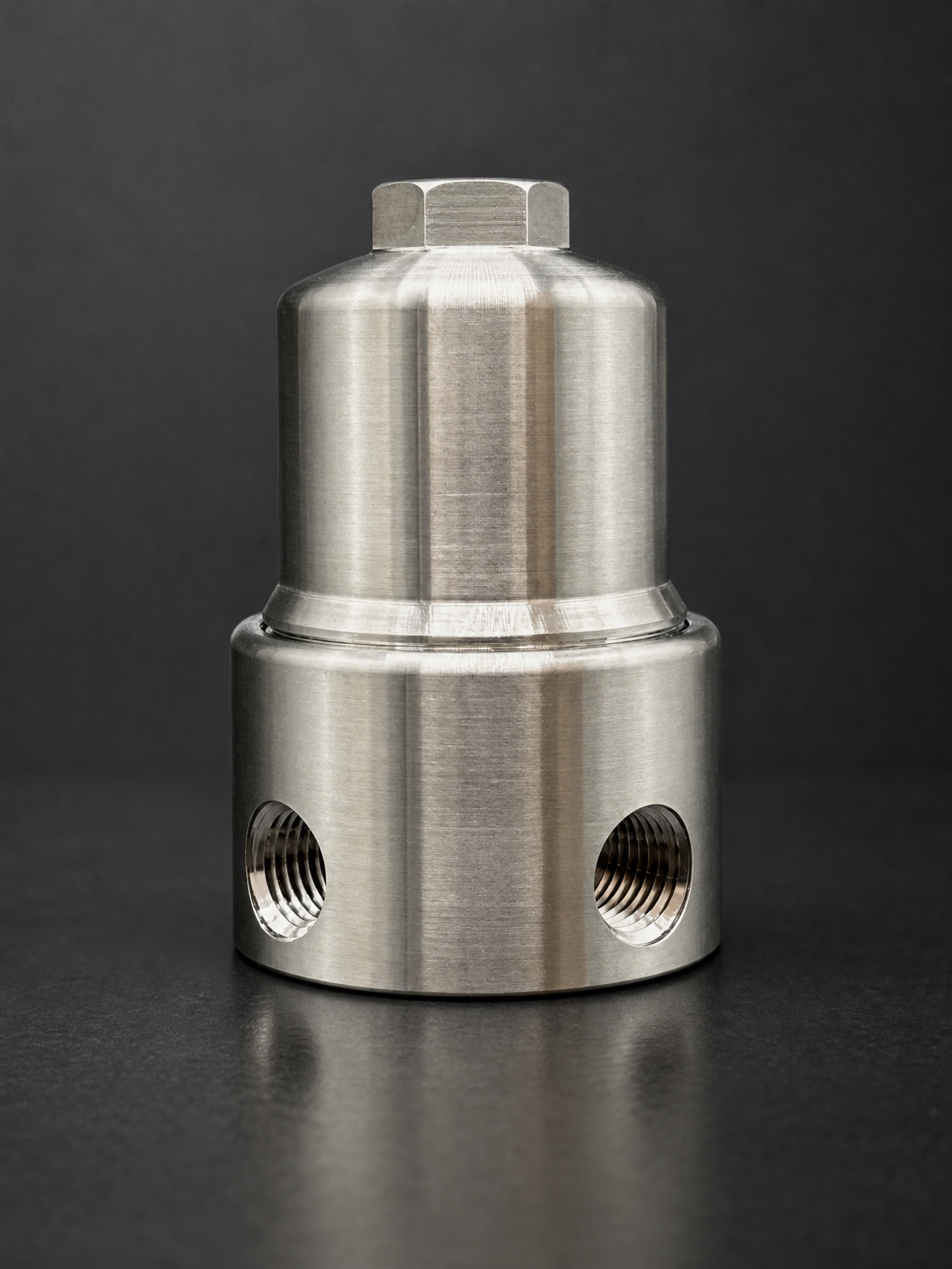 RF-M-GMS170 three-port fast-loop membrane separator in 316L stainless steel | R+F FilterElements